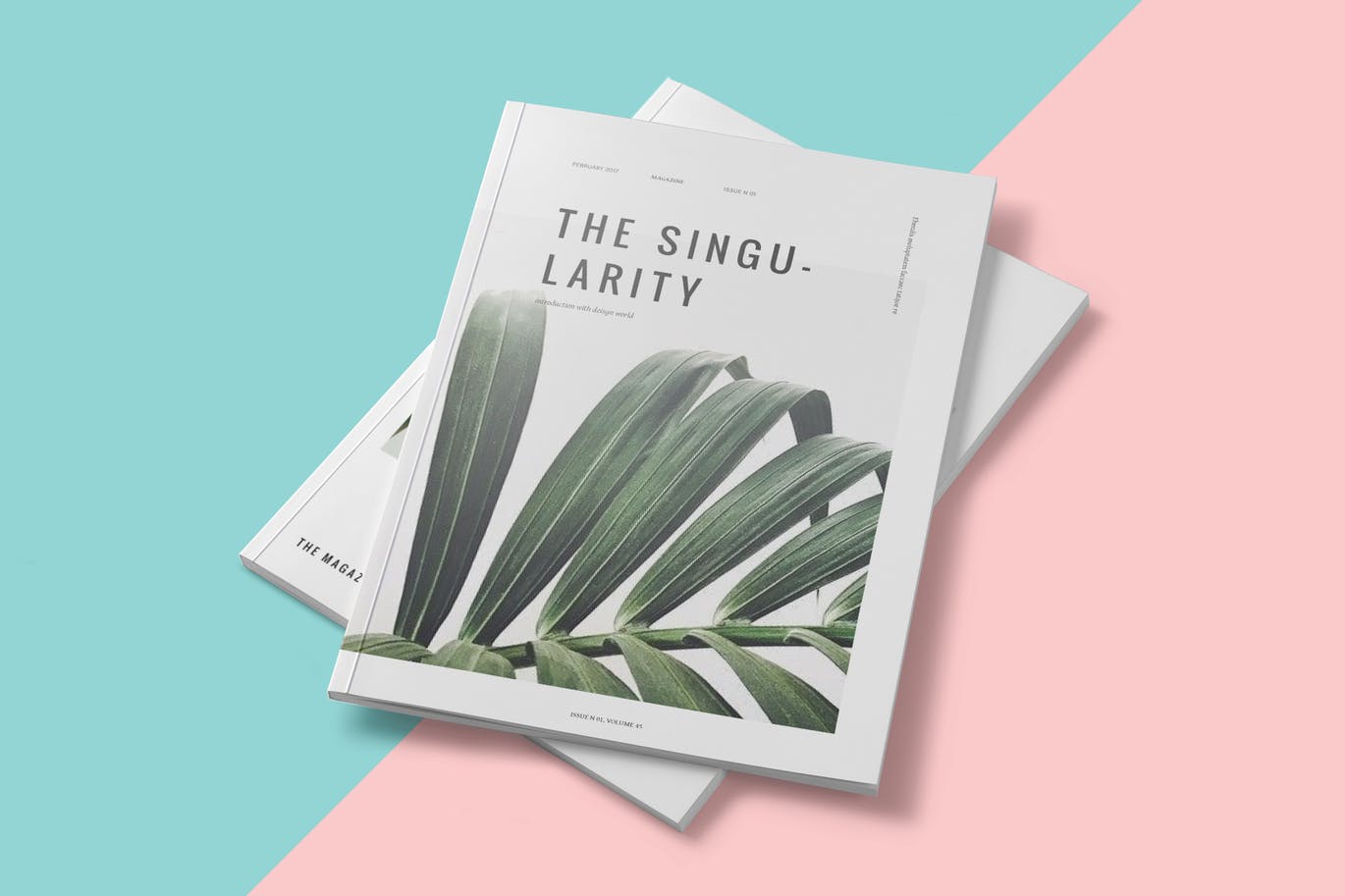 clean and modern magazine design