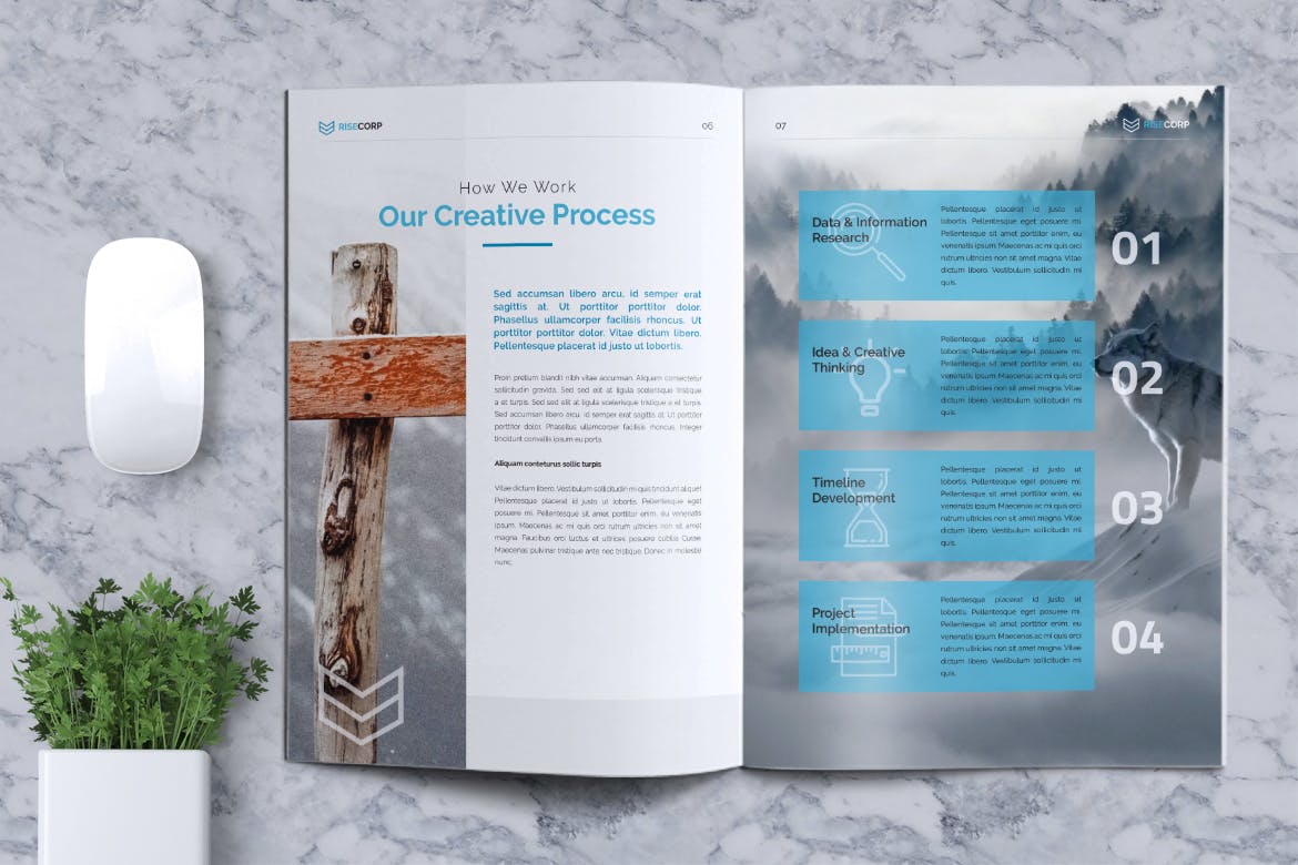 Creative business brochure template