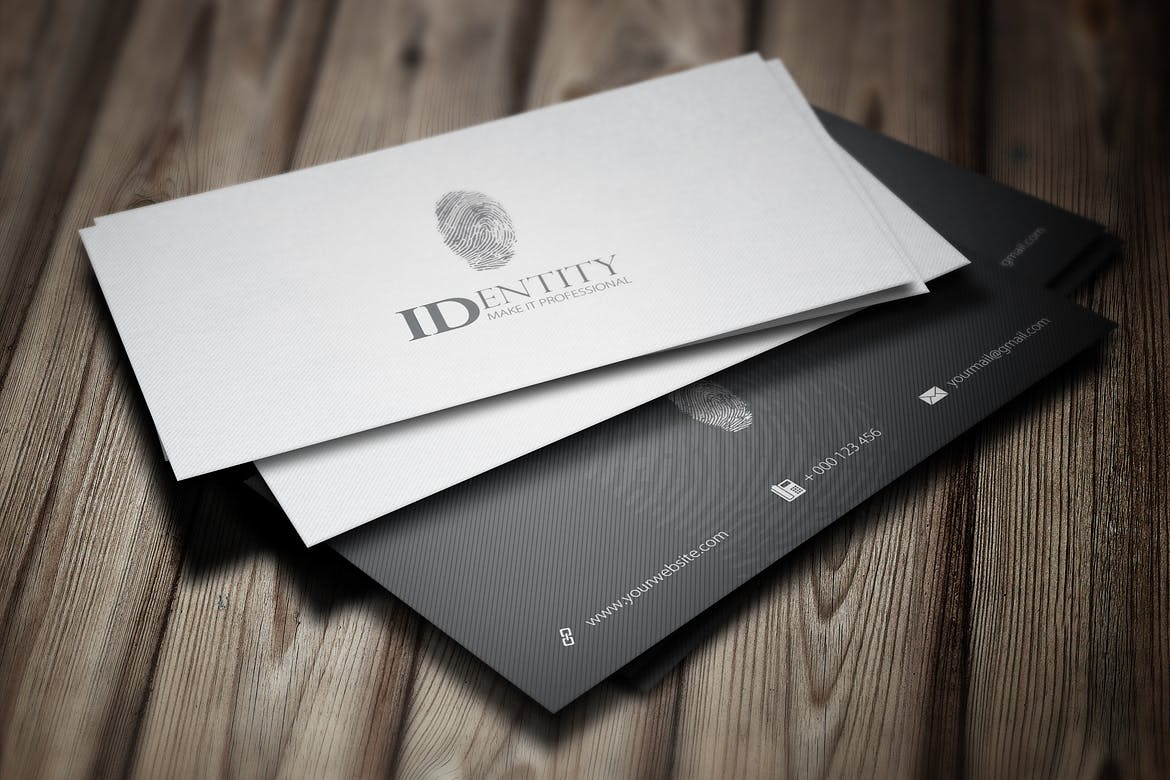Identity business card template