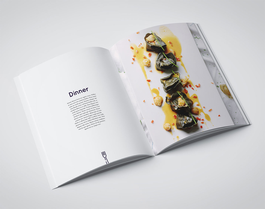 Food magazine design