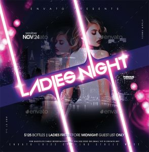 20 Best Ladies Night Party Flyer Templates - ksioks