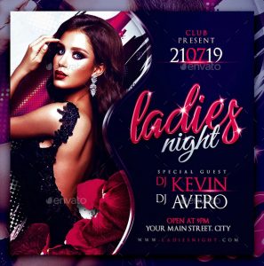 20 Best Ladies Night Party Flyer Templates - ksioks