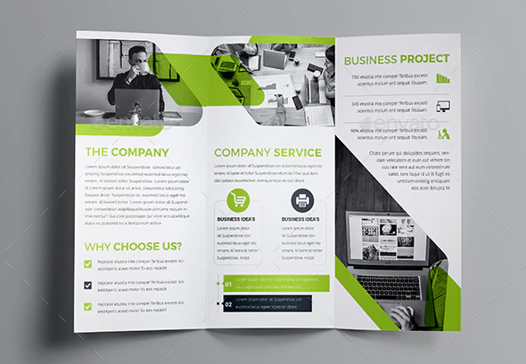 Ti-fold brochure design