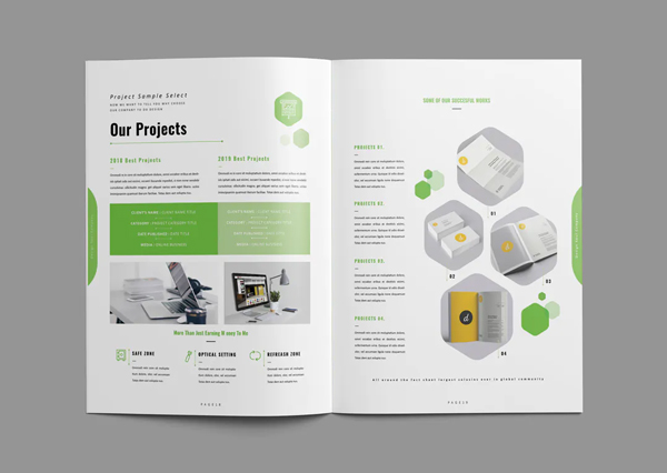 Creative brochure design template