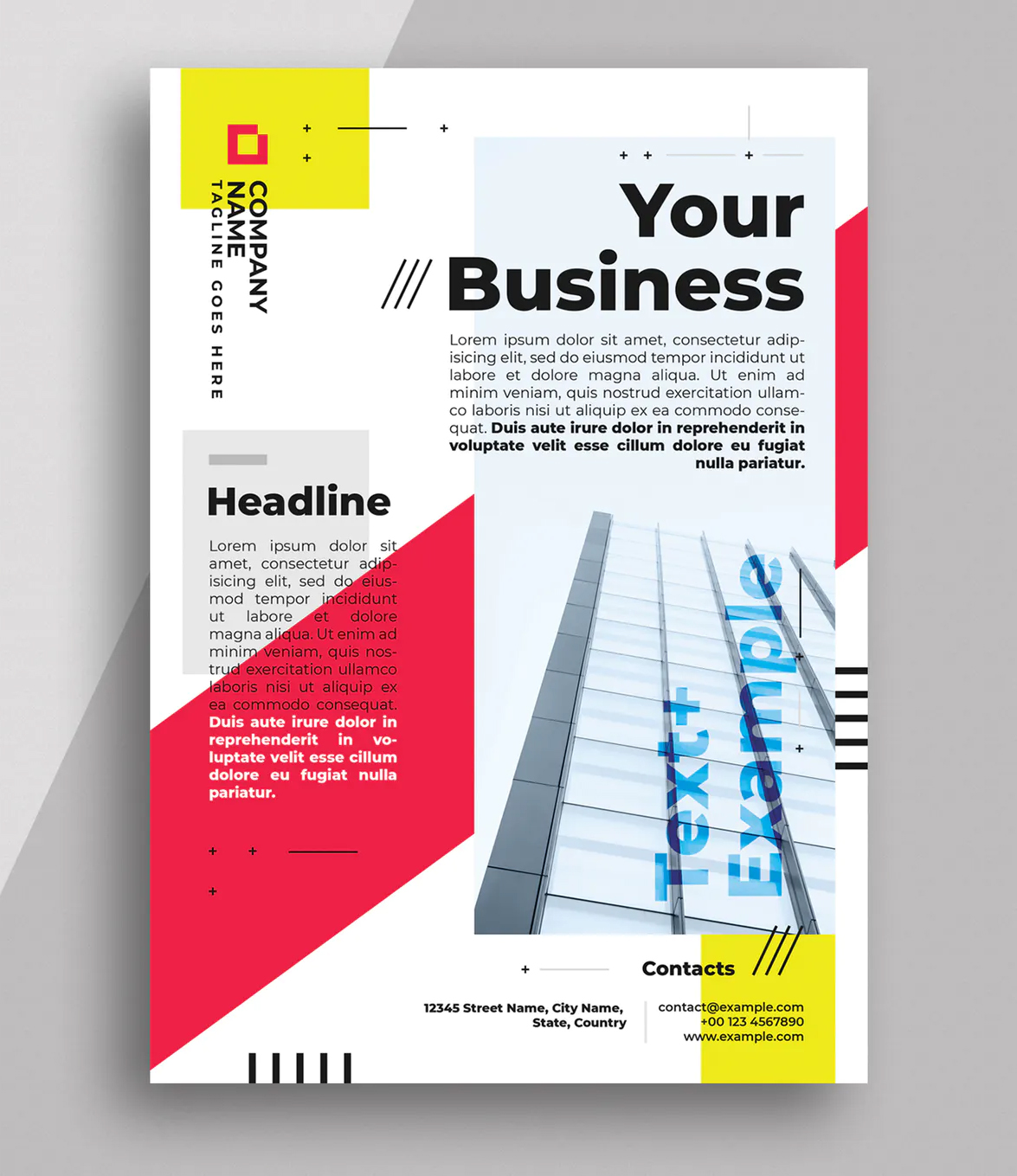 Corporate business flyer design