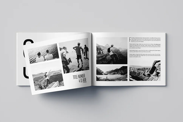Photographer brochure template