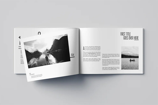 Photography brochure template