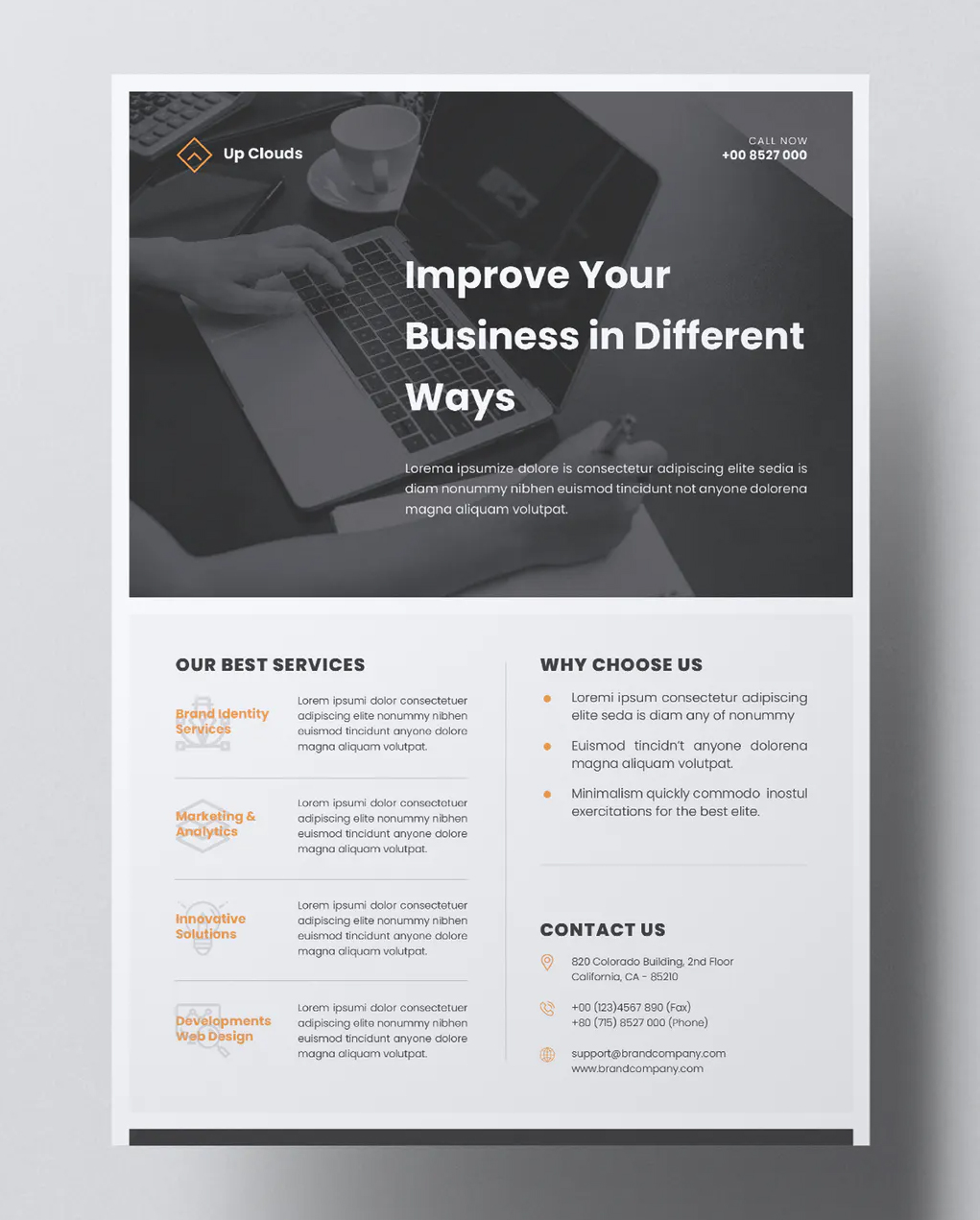 Multipurpose business flyer template