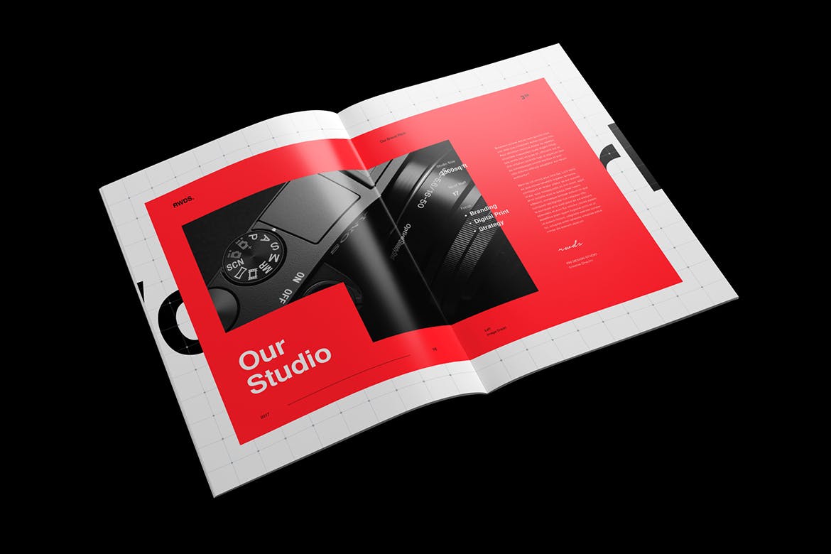 Agency brochure template indesign