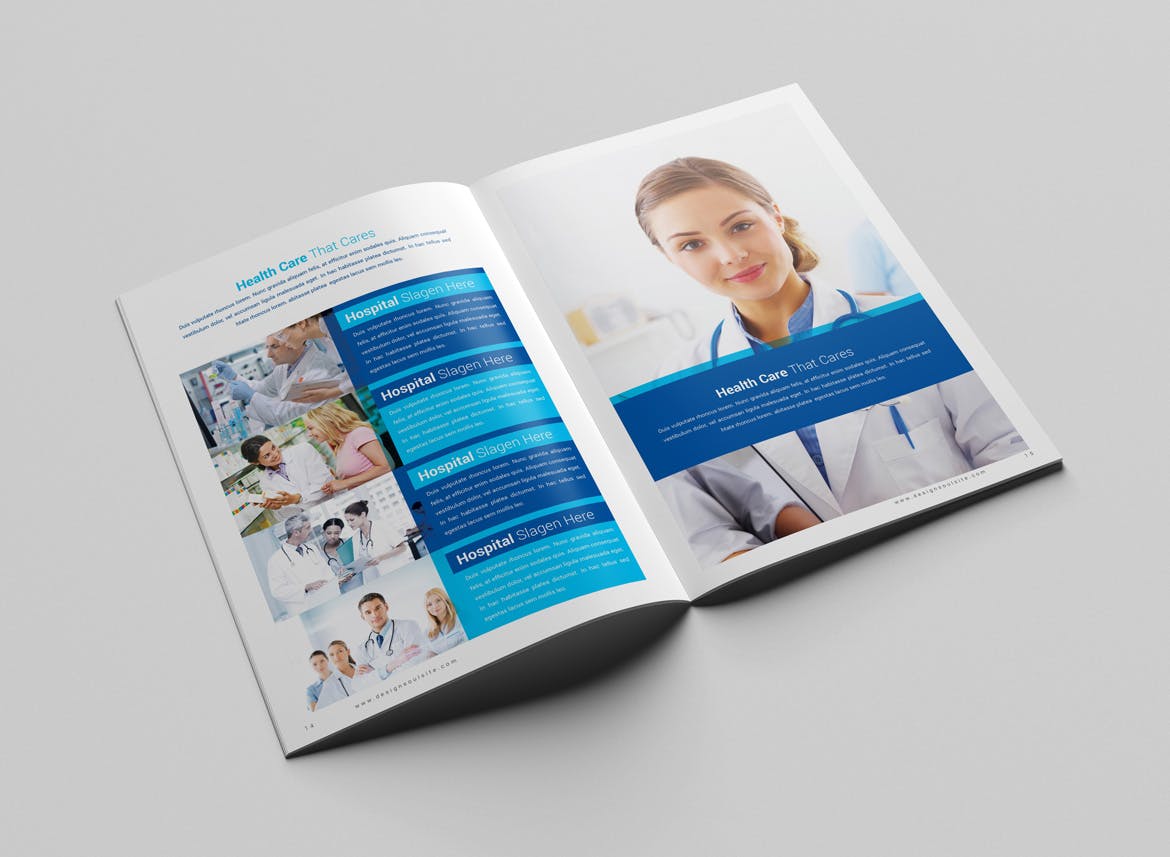 Clinic brochure template
