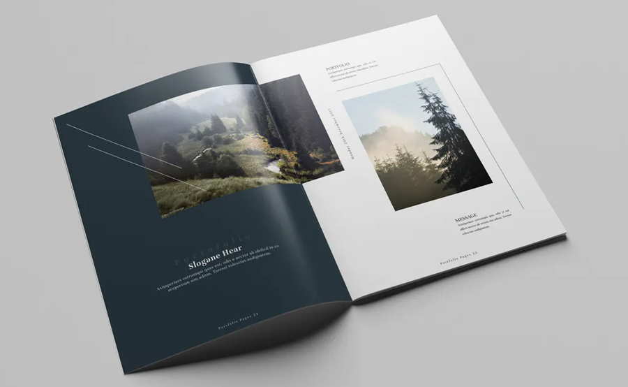 Photography portfolio brochure template