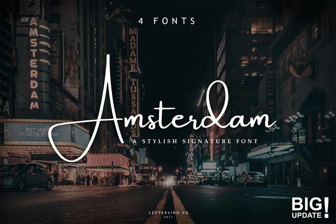 Amsterdam font collection
