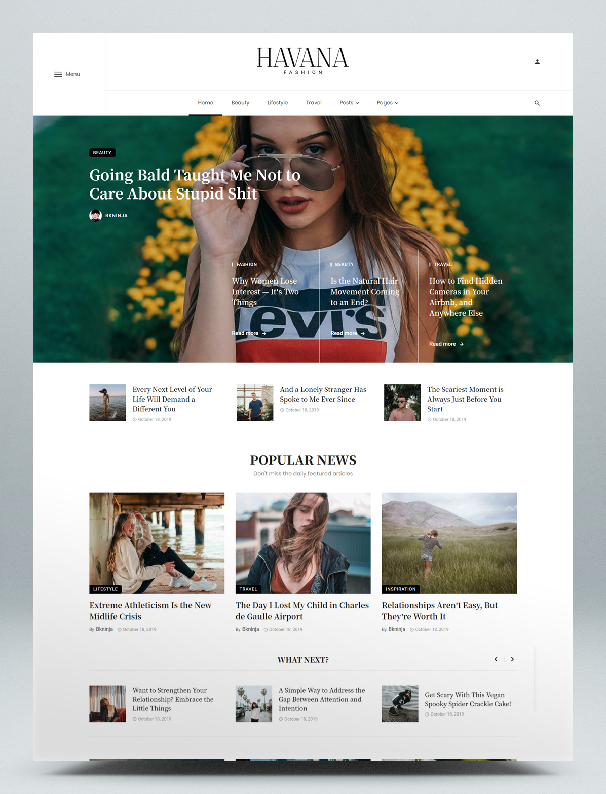 Magazine & blog WordPress theme