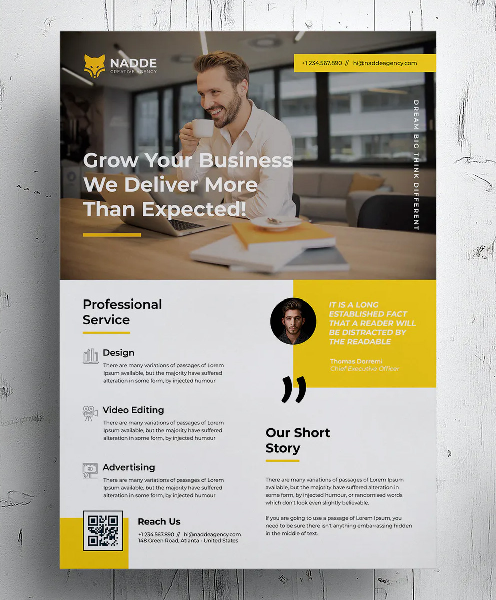 Corporate business flyer psd