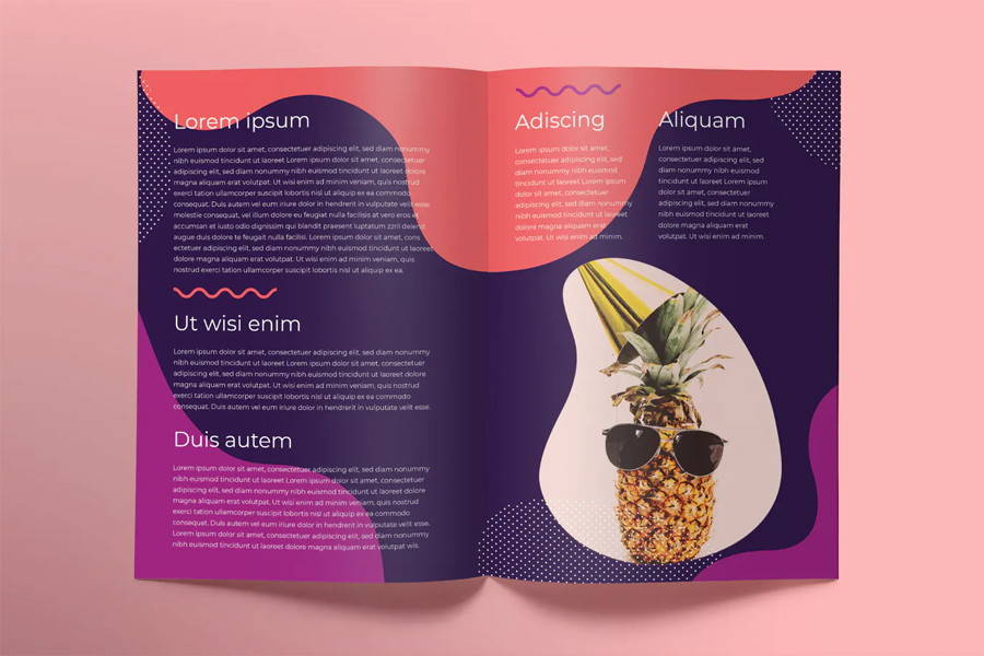 Management bi-fold brochure design