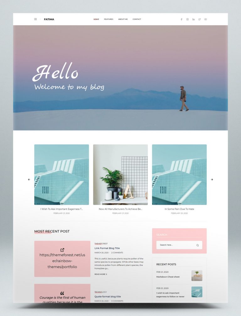 Creative Blog HTML Template - ksioks