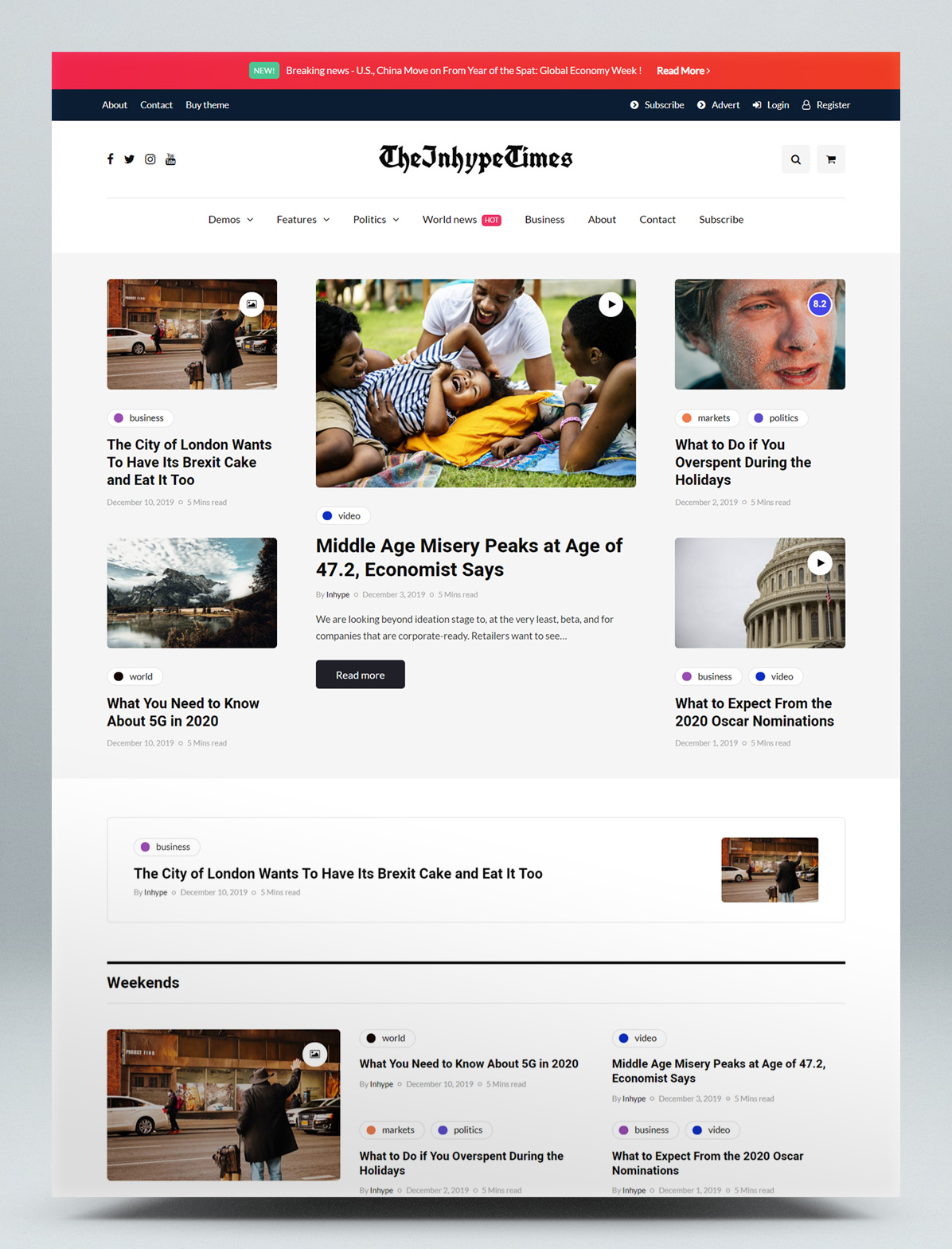 Newspaper WordPress theme