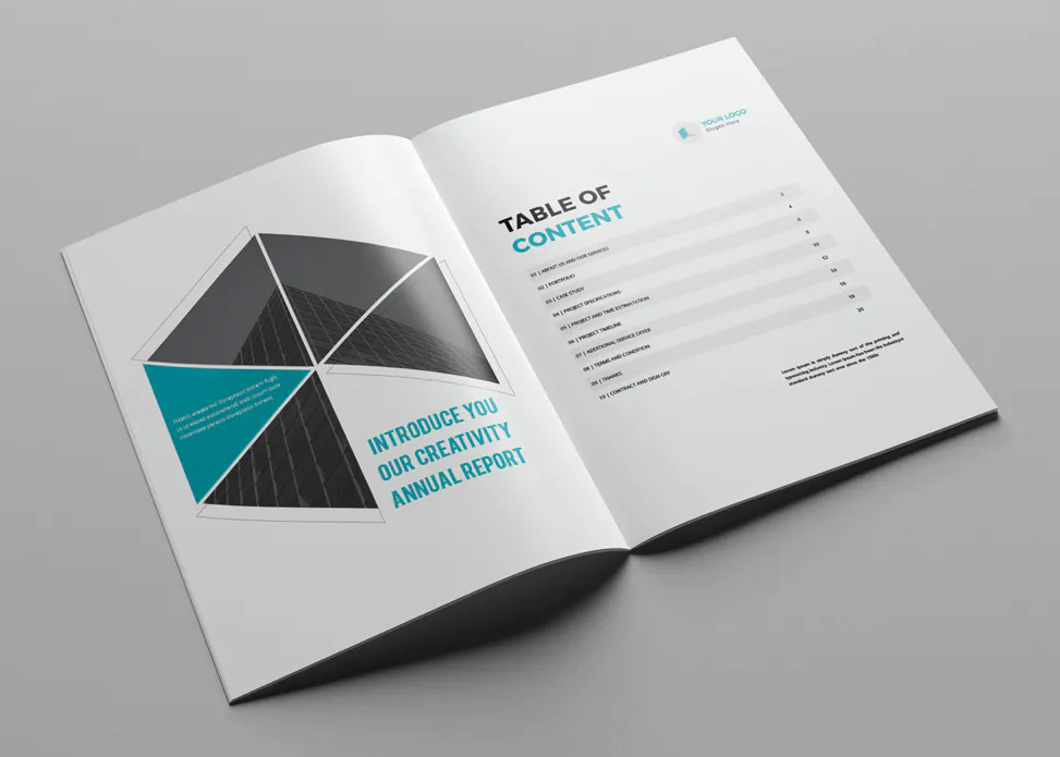 Annual report InDesign INDD