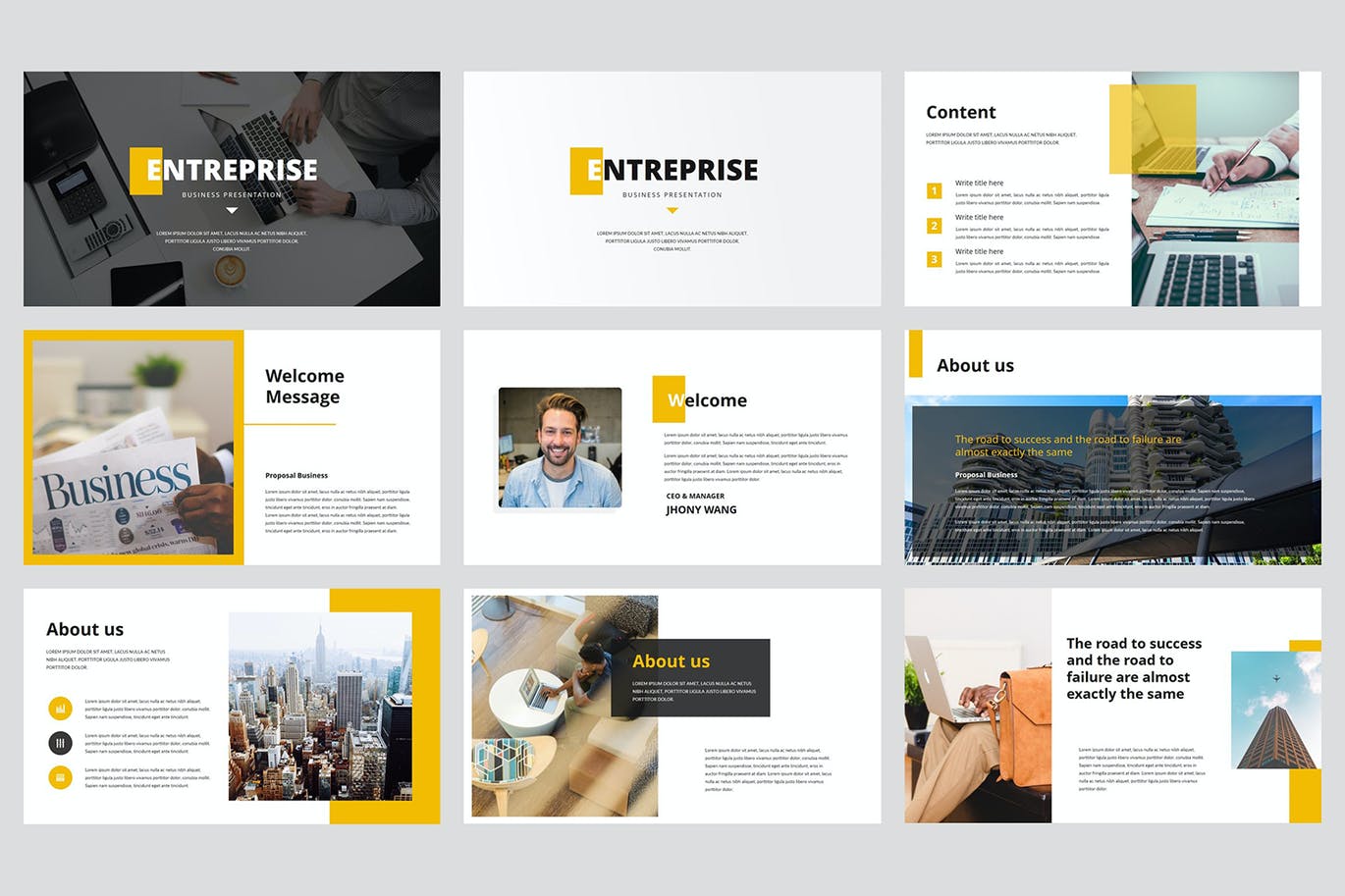 Business PowerPoint template