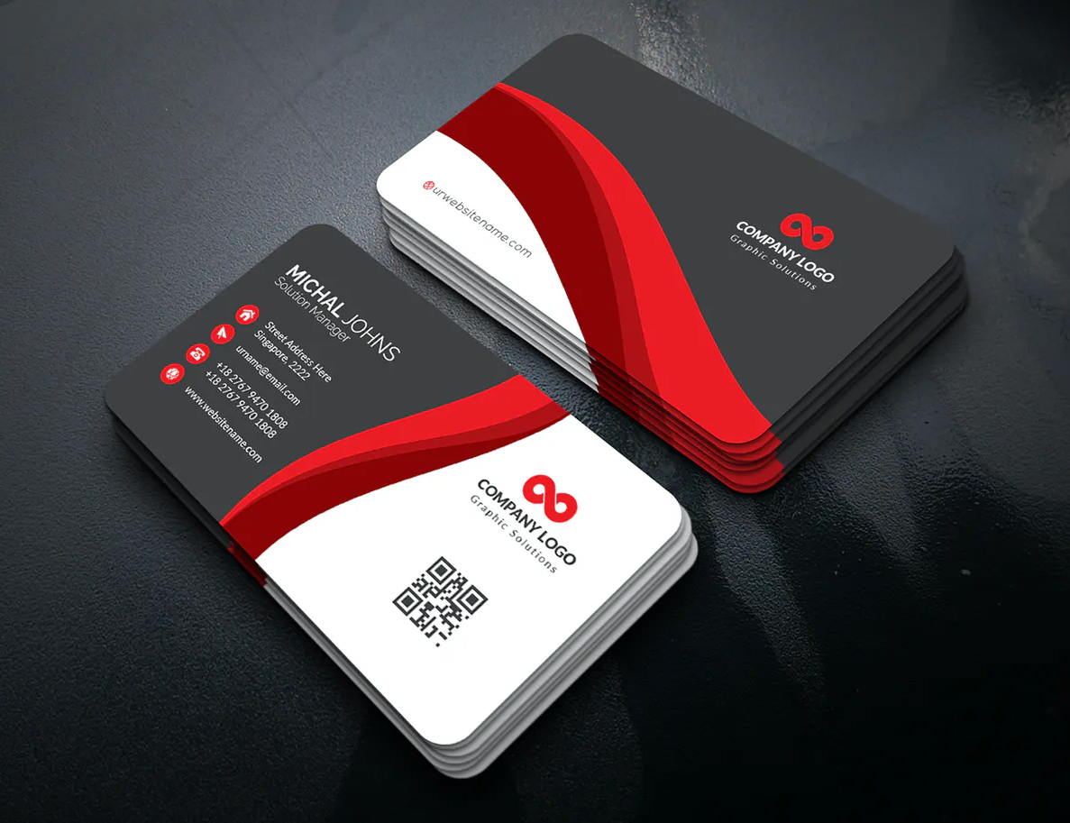 Company business card design