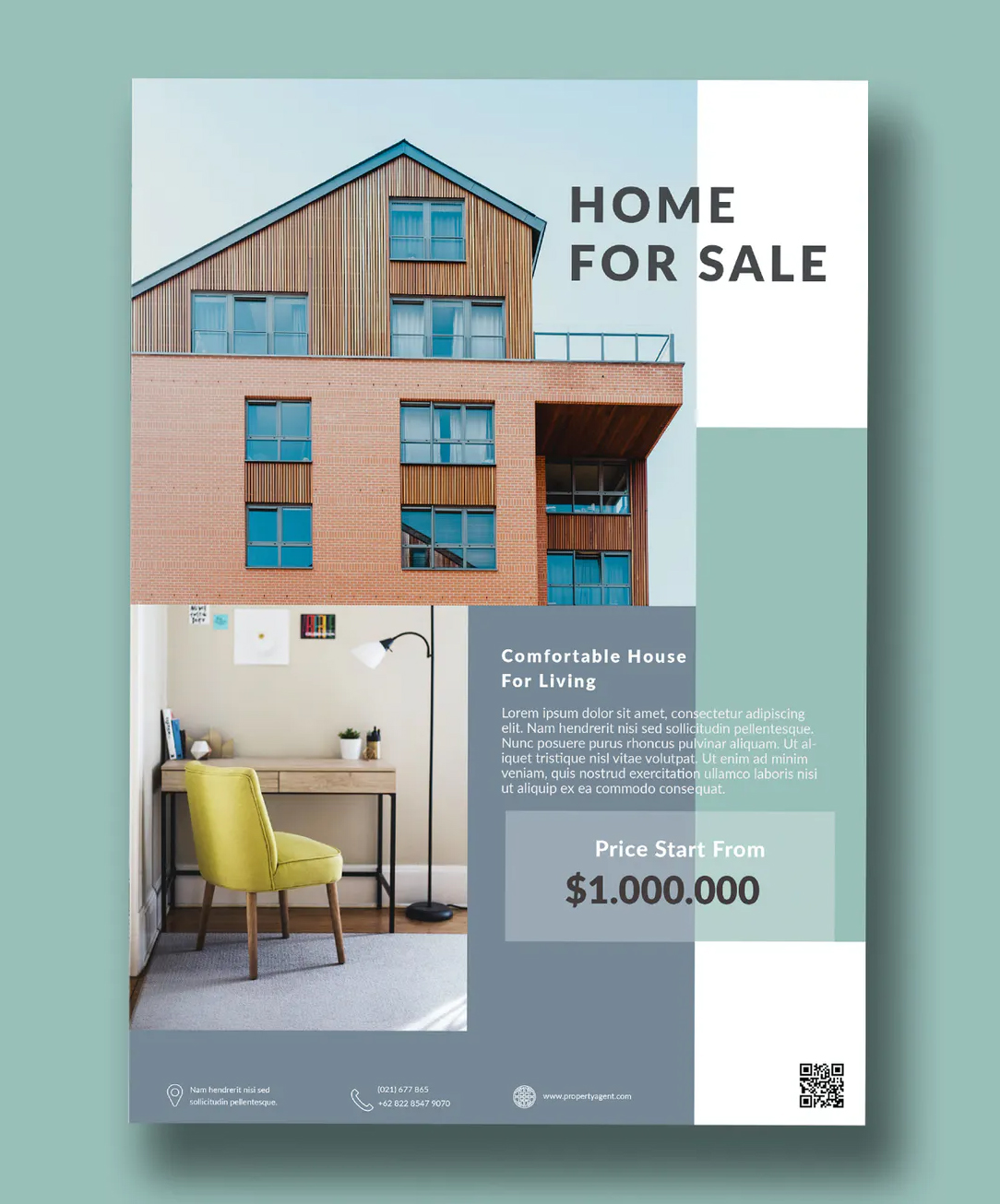 Home property flyer PSD
