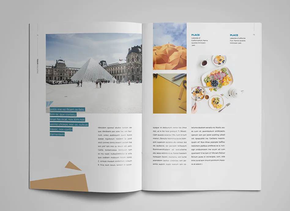 Multipurpose magazine design