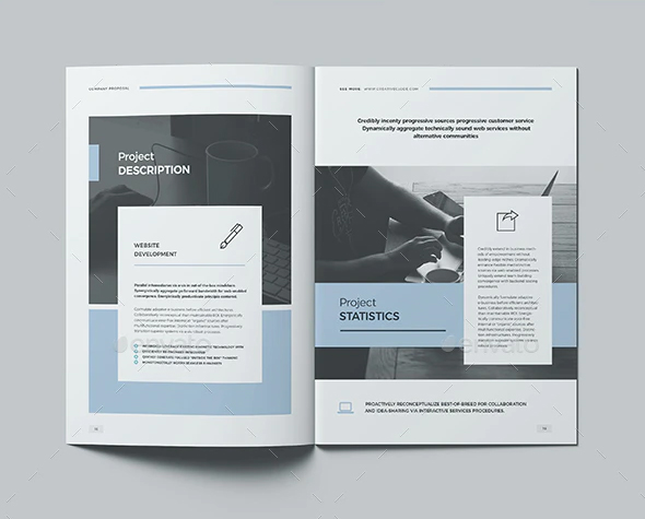 Proposal layout InDesign