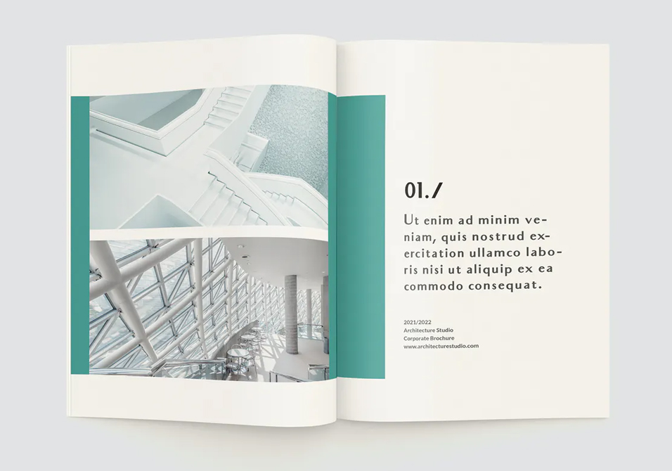 Architecture brochure InDesign