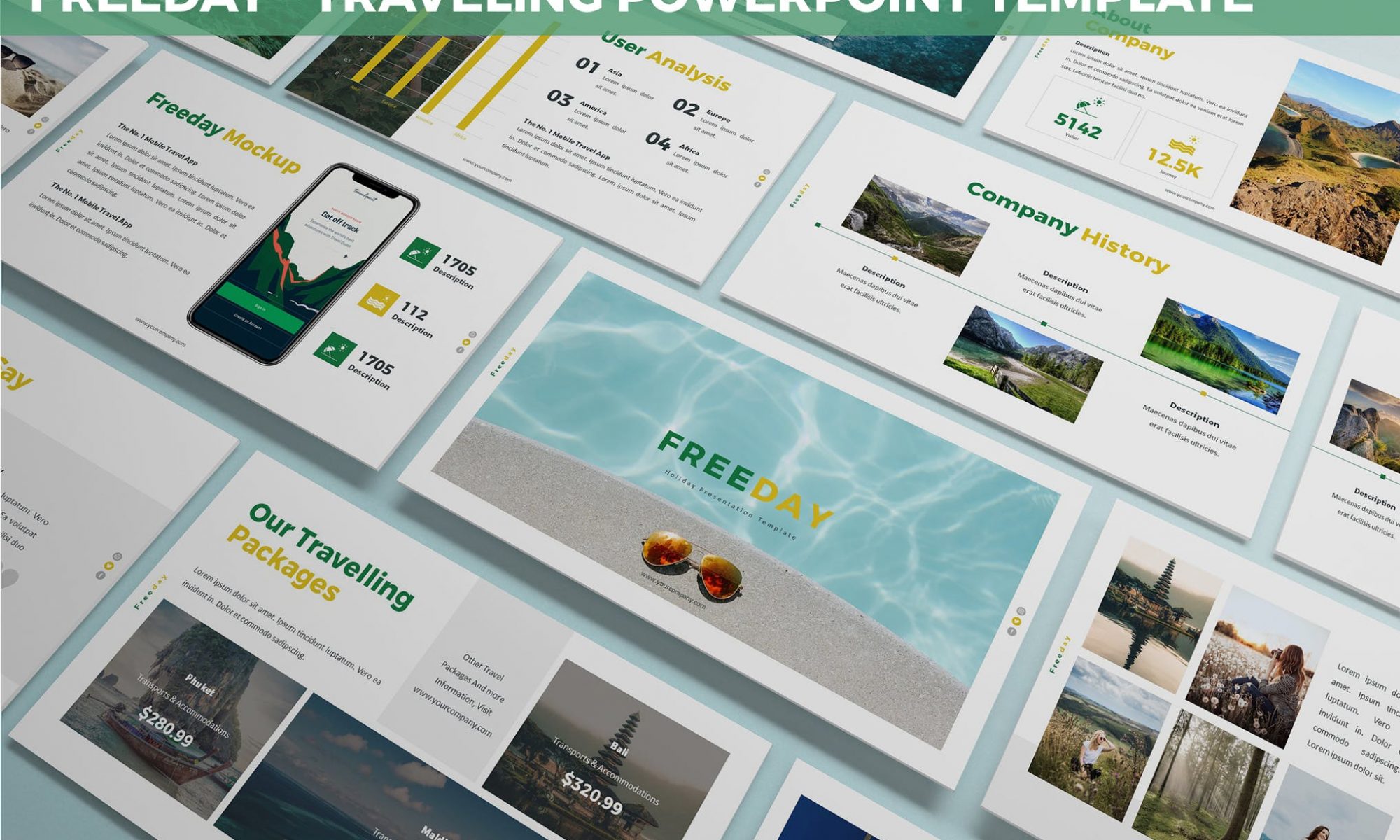 Traveling PowerPoint Template