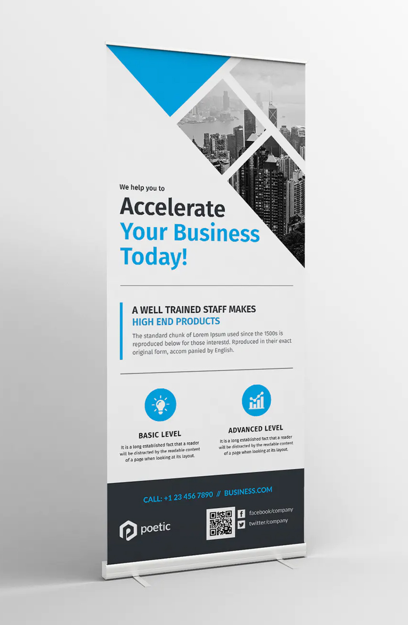 Business Roll-up Banner Template