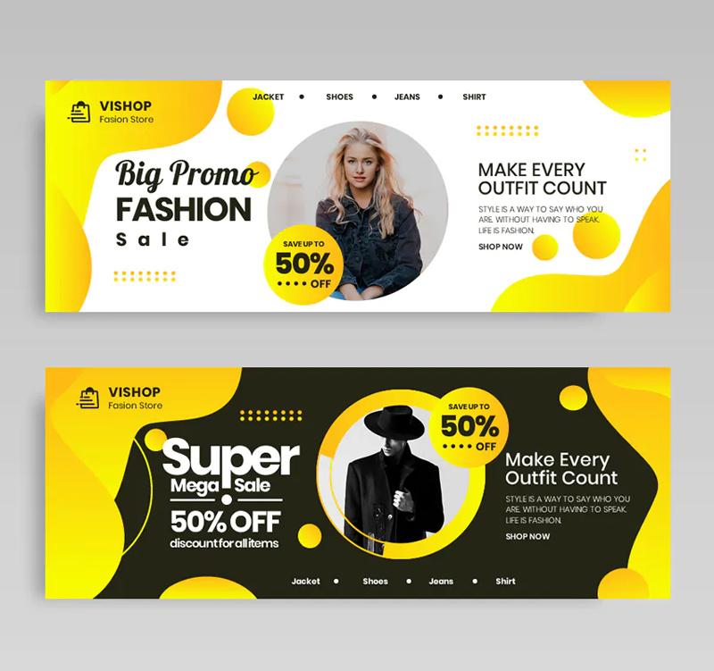 Fashion Facebook Cover Template