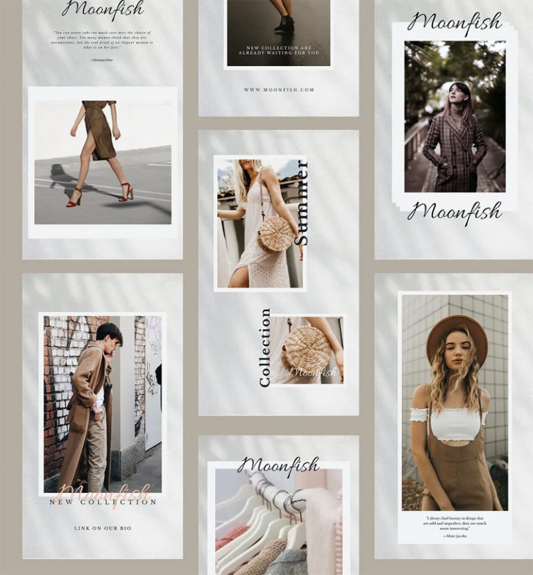 10 New Fashion Instagram Stories Template PSD - ksioks