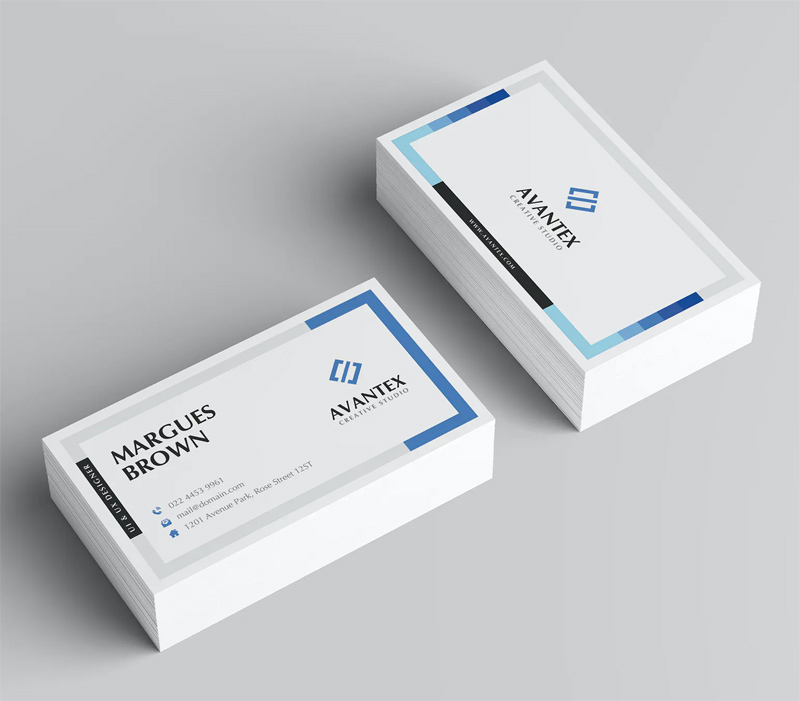 Agency Business Card Template