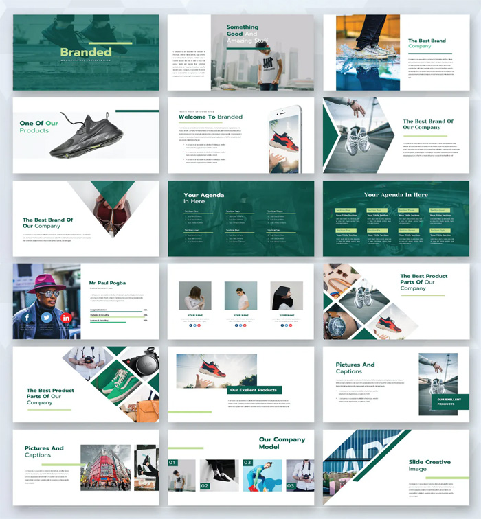 Fashion Brand PPT Template