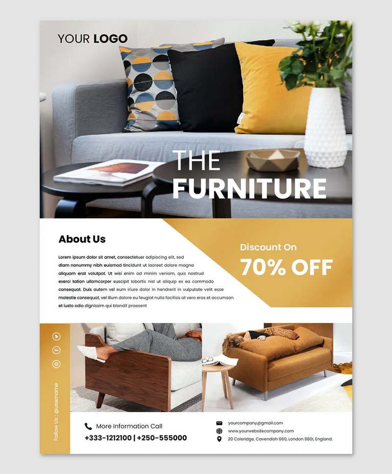 Furniture Flyer Design Template