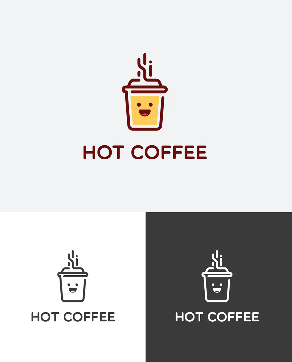 Hot Coffee Logo Design