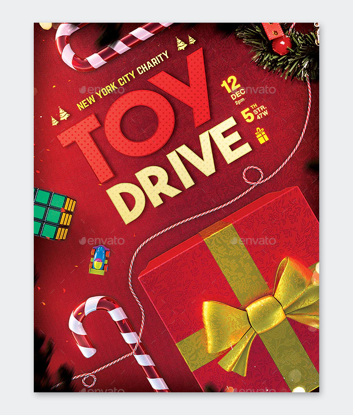 Toy Drive Flyer PSD