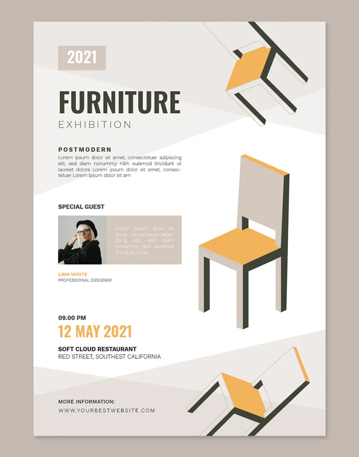 Creative Furniture Flyer Template