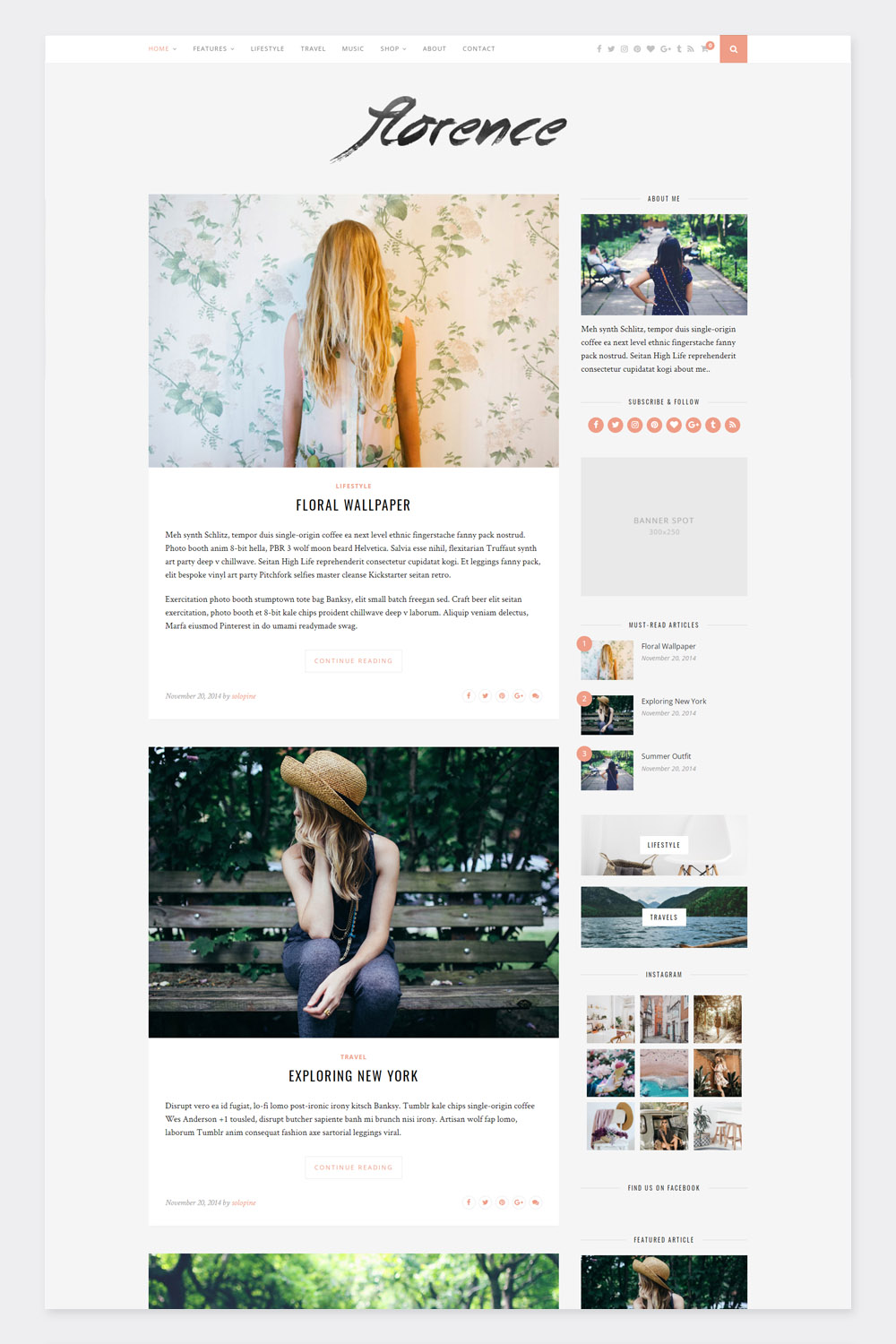 Elegant Blog WordPress Theme
