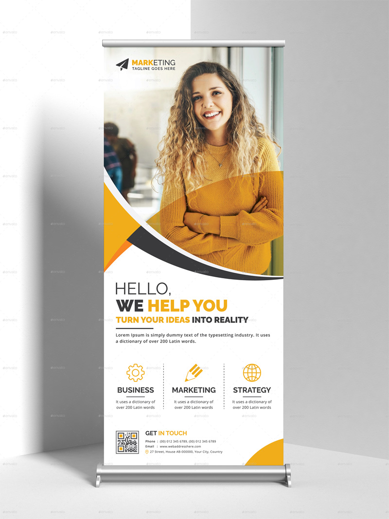 Corporate Roll-Up Banner Template