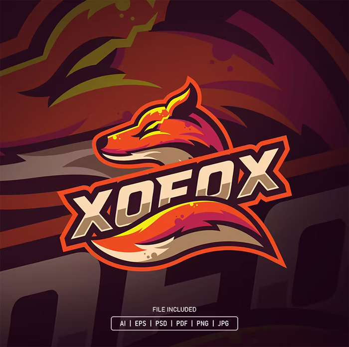 Fox Esport Logo Template