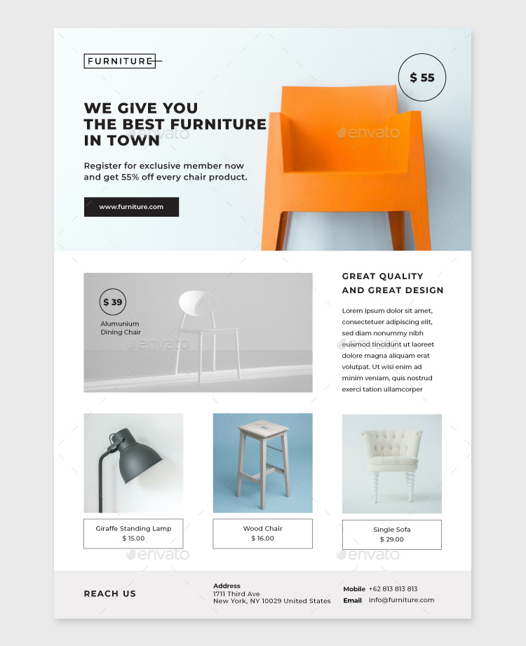 Furniture Flyer Design