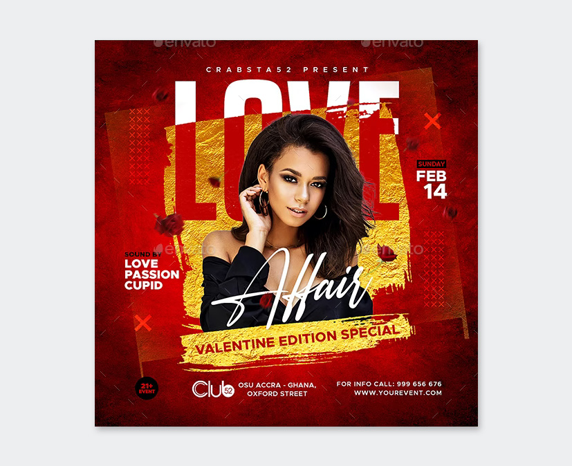 Love Affair Flyer Design