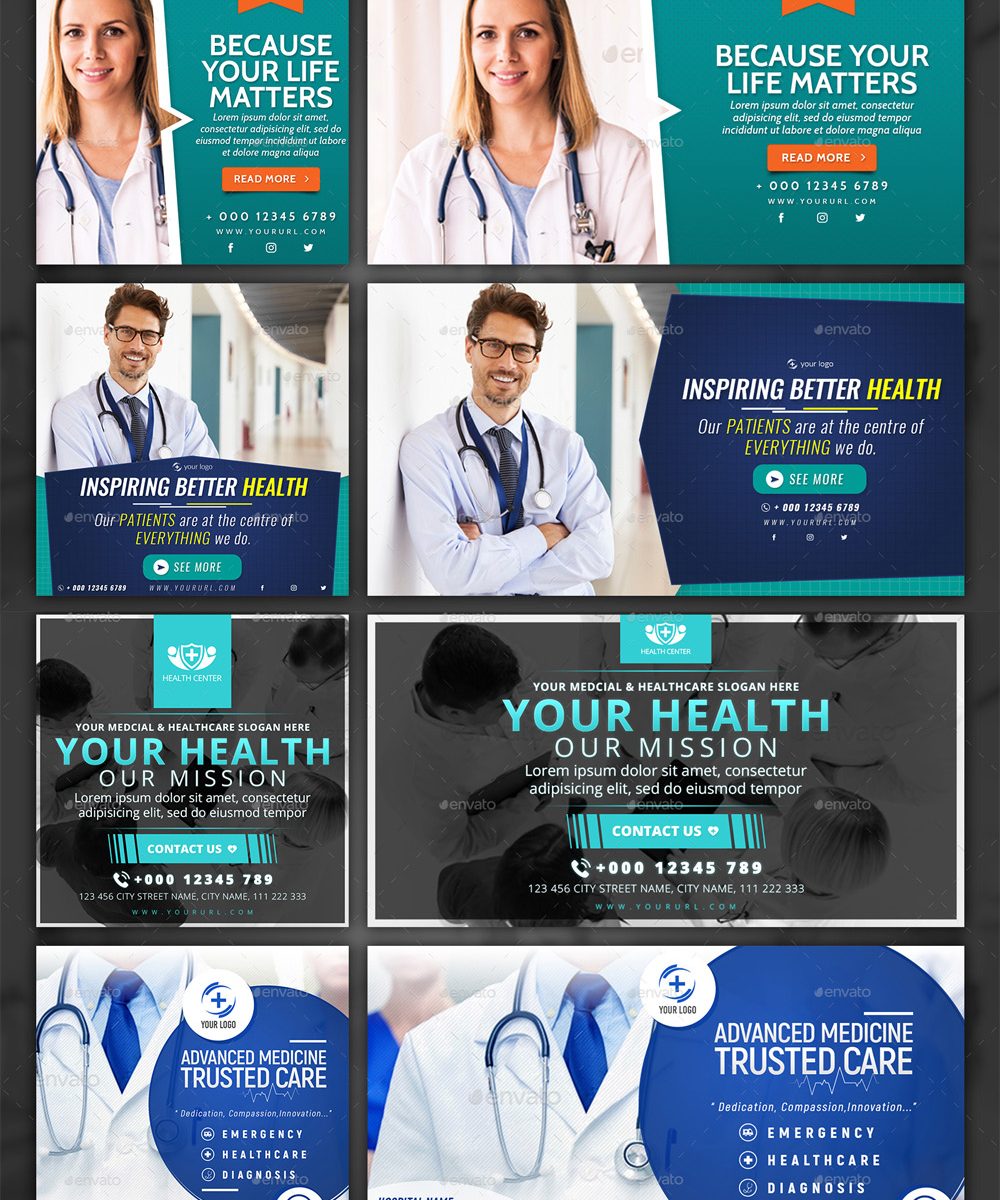 Medical Facebook Banners Design