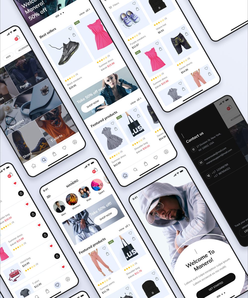 Fashion App UI Template