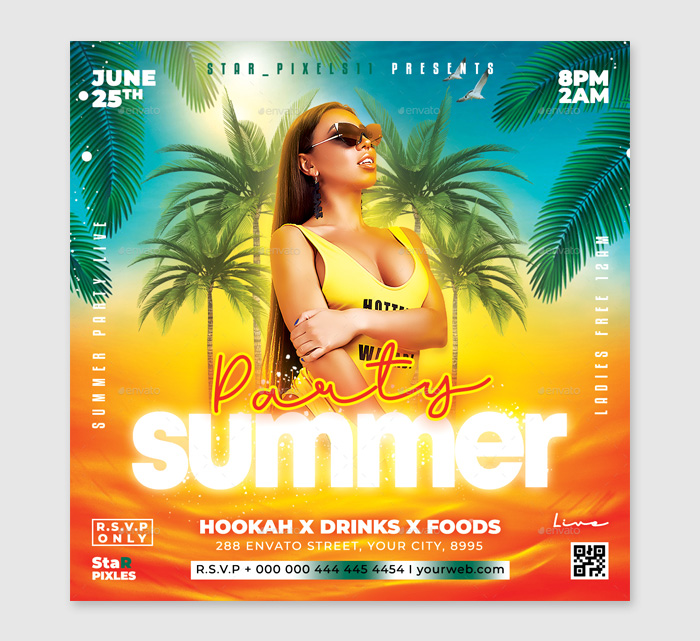 PSD Summer Party Flyer