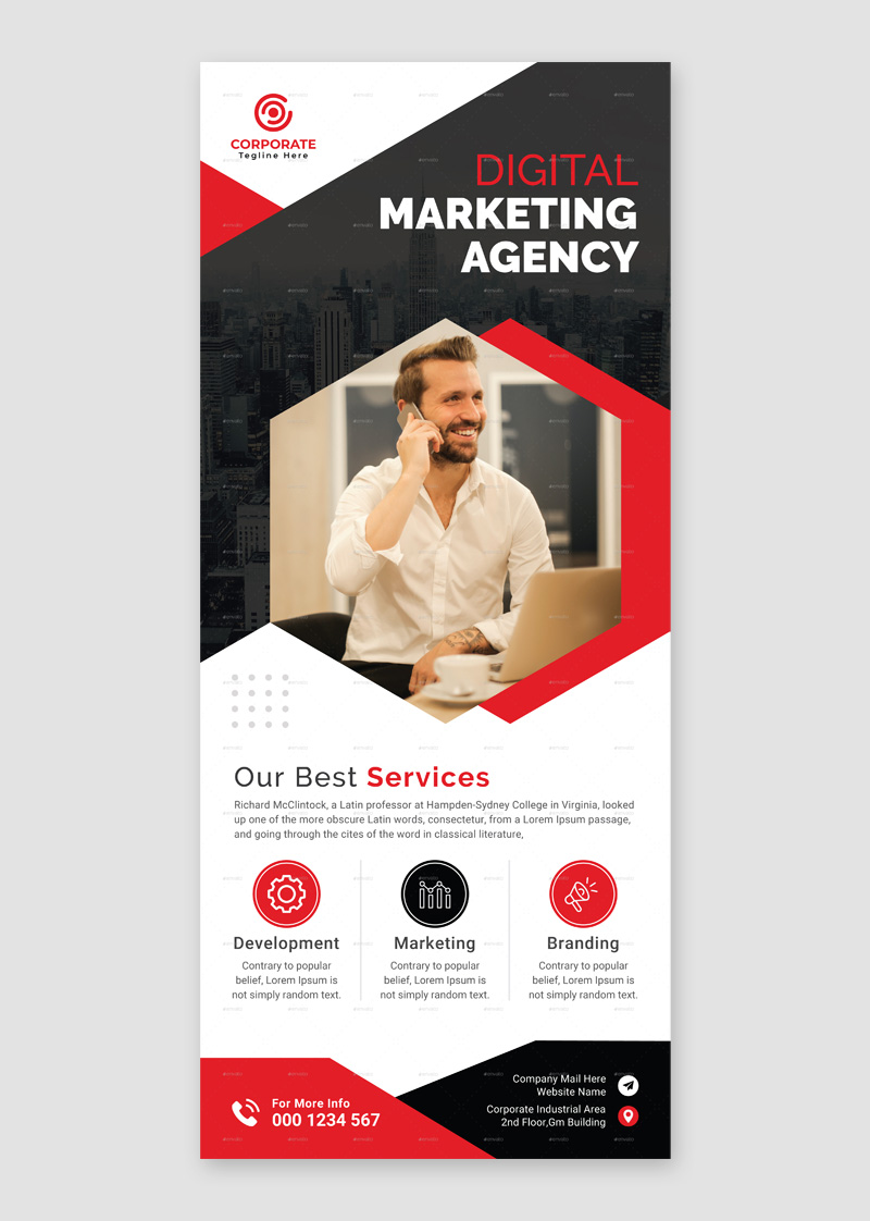 Corporate Roll-up Banner Design