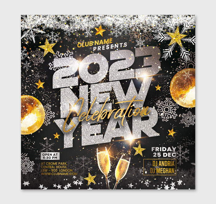 2023 New Year Flyer