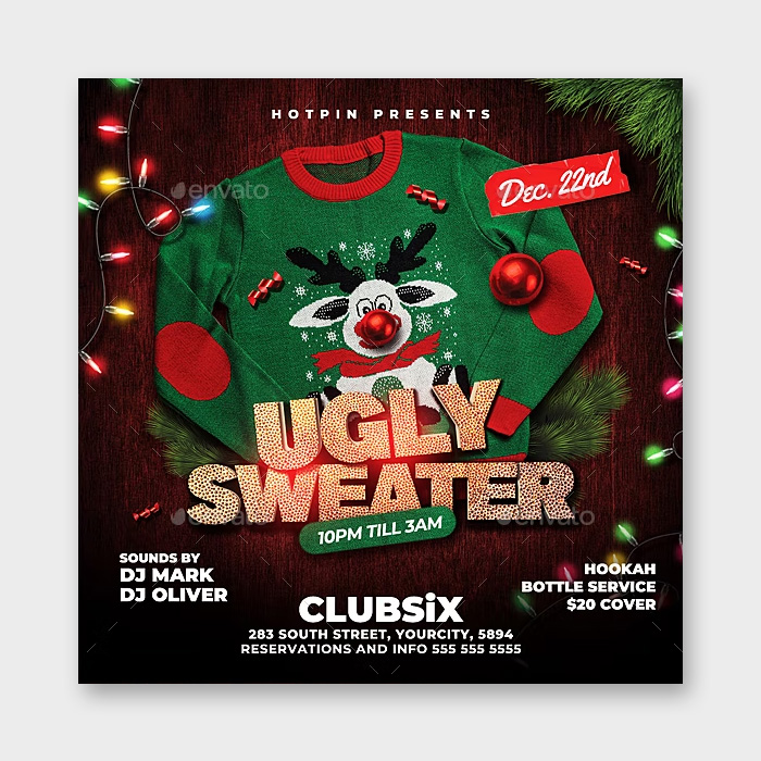 Ugly Sweater Flyer