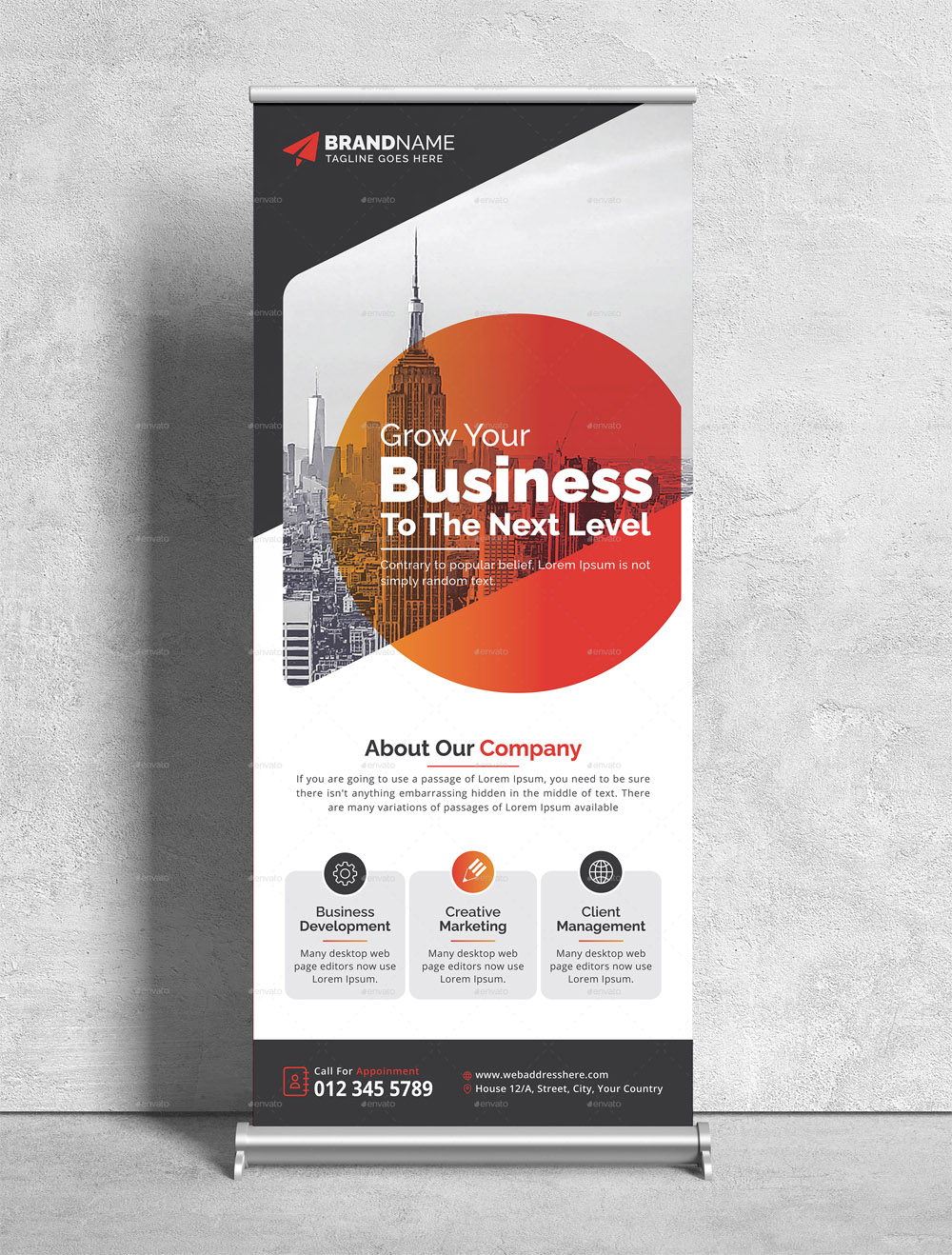 Corporate Roll Up Banner Design